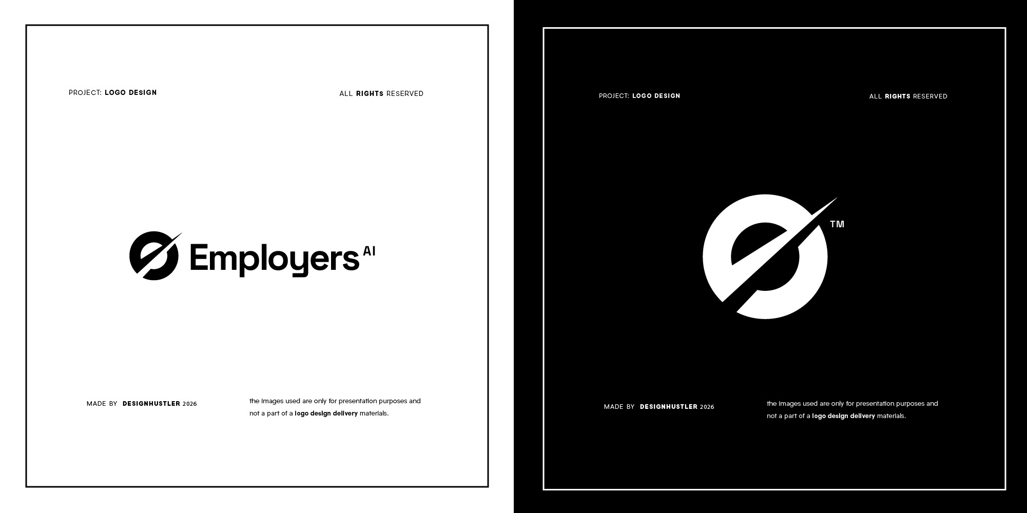 Employers AI logo design logo motion graphics