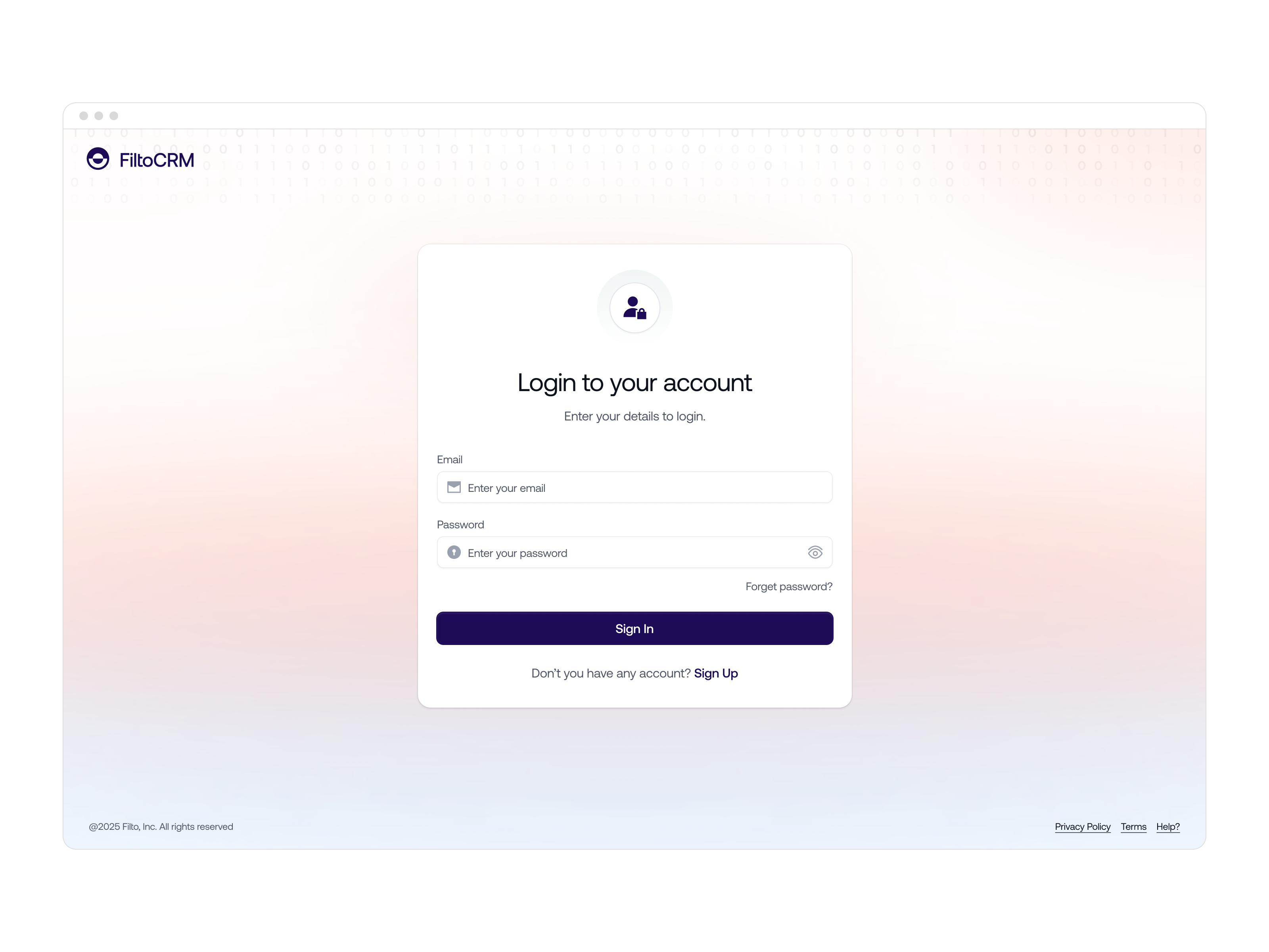 Lead Management AI ai ai filtering automation crm ai lead management log in onboarding product design ui design webapp workflow
