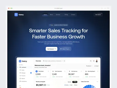SaaS Website crm design finance website fintech landing page fintech product page landing page oripio product design saas saas dashboard saas landing saas landing page design saas ux design saas website sales platform sales saas web design website