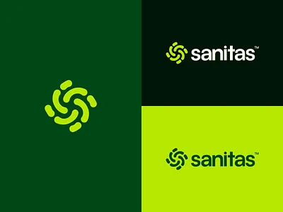 Sanitas | AI Healthcare Brand Identity & App Icon Design ai appdesign brand identity brandidentity branding digitalbranding healthcare healthtech icondesign logo logo design logodesign medicalbranding saas uidesign uxdesign vector
