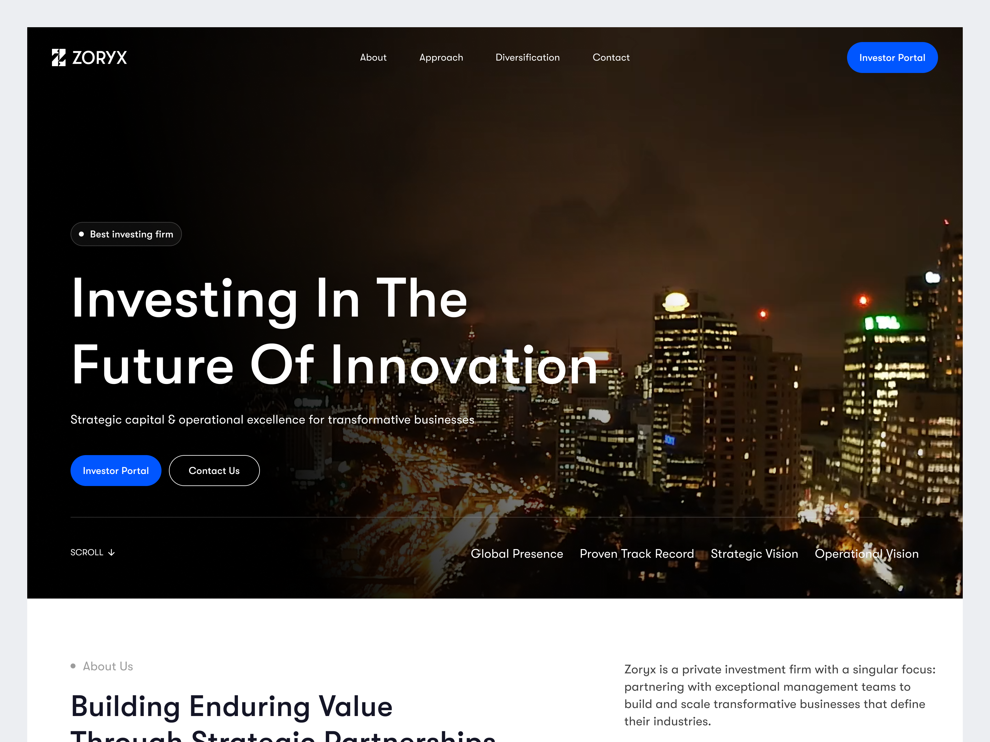 Investment Firm Website Design app design branding design graphic design investment investment firm web landing page ui user experience user interface web web design website