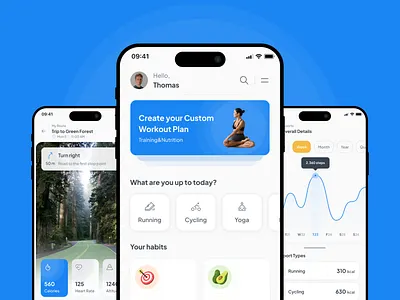 Advanced Health & Fitness App UI — Intelligent Wellness Platform androidapp appdesign cleanui dashboardui dribbble figmadesign fitnessapp fitnessui healthapp healthtracking iosapp mobileappdesign modernui productdesign uiconcept uidesign uiuxdesign userexperience wellnessdesign workoutapp