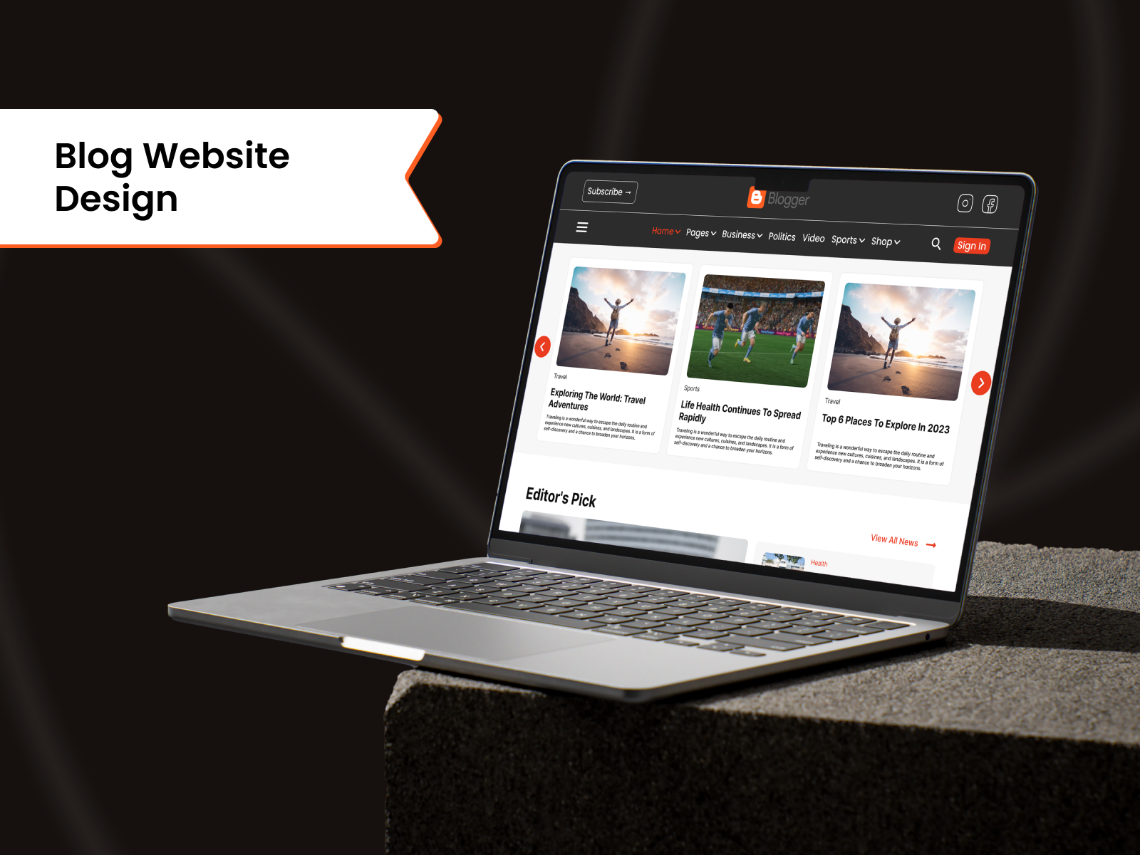 Blog Website – UI/UX Design blog ui blog website clean ui content design content website digital product figma design minimal ui modern ui product design publishing platform reading experience responsive design typography ui design user interface ux design web design web ui website design