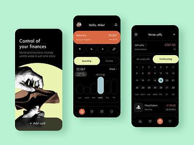 Finance app app applicatuon bank calendar design finance finance app graph graphic design onboarding plan ui ux uxui web webdesign