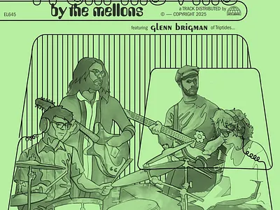 "From the Vine" — Album Art album art graphic design rock and roll the mellons