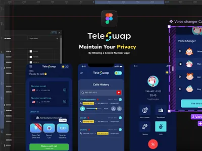 Teleswap-Privacy doesn't have to be boring. call dark numbers pranks ui