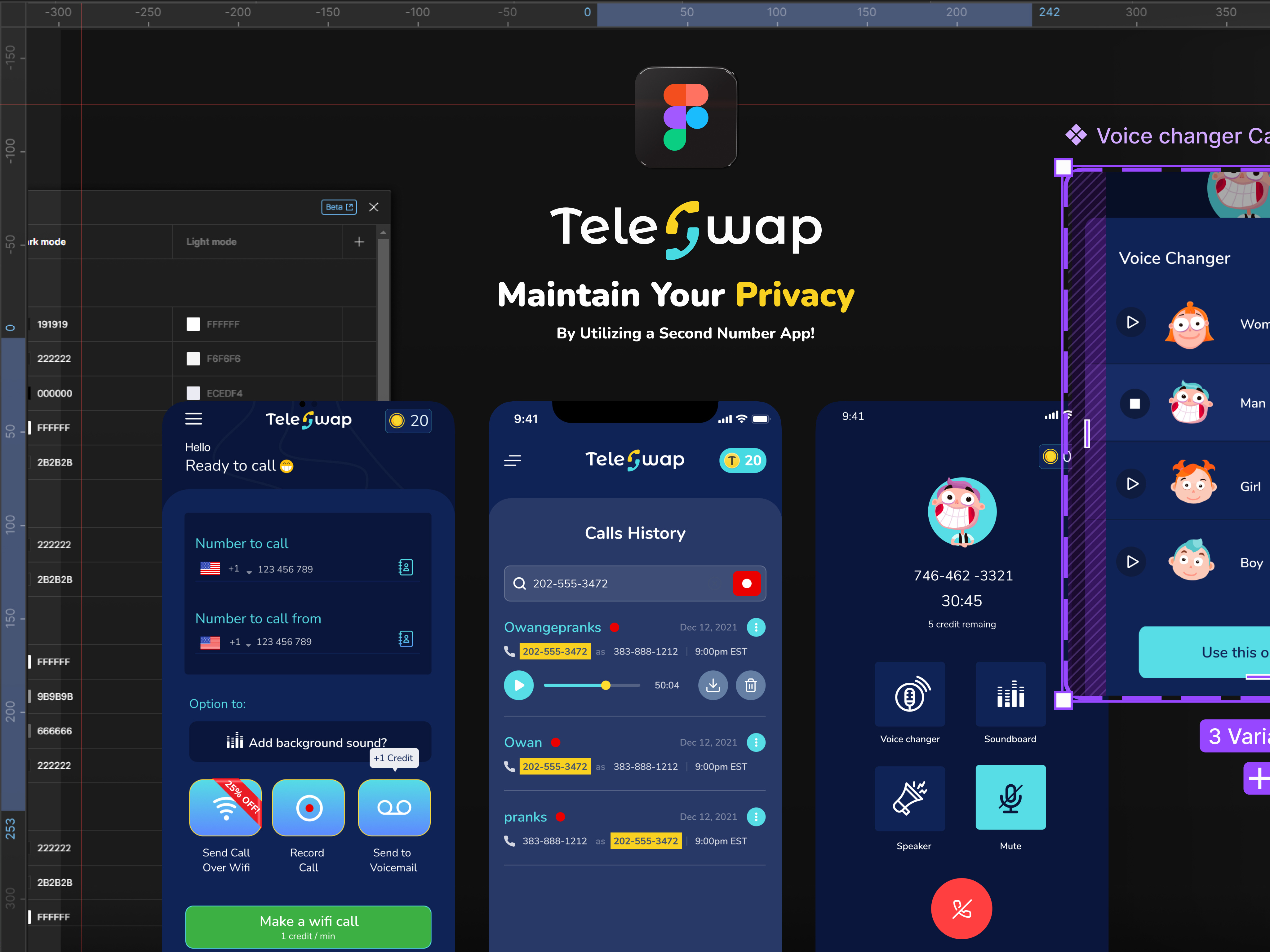 Teleswap-Privacy doesn't have to be boring.