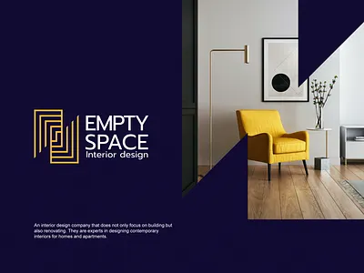 Empty Space brand brand identity branding concept creative design graphic design identity illustration logo logo design logo designer logotype mark minimal modern type typography unique vector