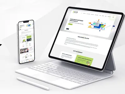 UYP Unlock Your Potential Website Design clean cool dribble grid landingpage modern tempalte ui ui design uiux design website design