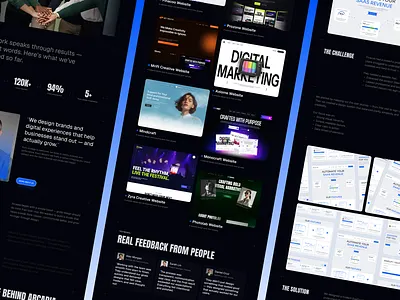 ARADIA Creative Agency Website Design branding graphic design ui