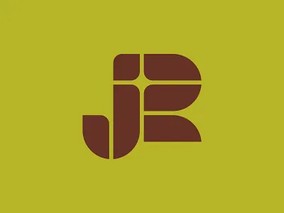 Monogram JR Logo brand identity branding design icon initial logo letter letter logo logo mark monogram monogram logo ui vector