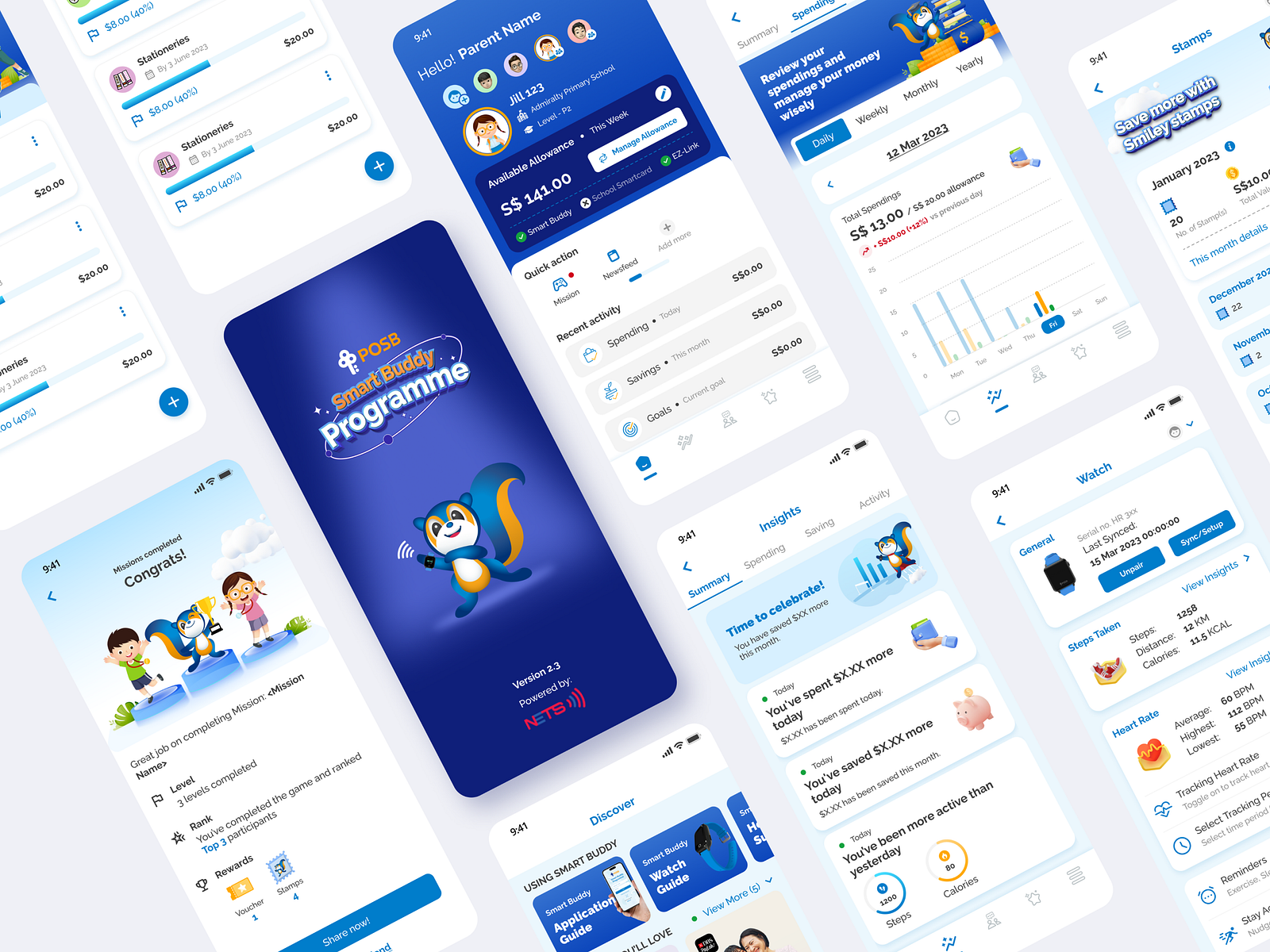 Smart Buddy - Redesign a mobile app by Blueie Ho on Dribbble