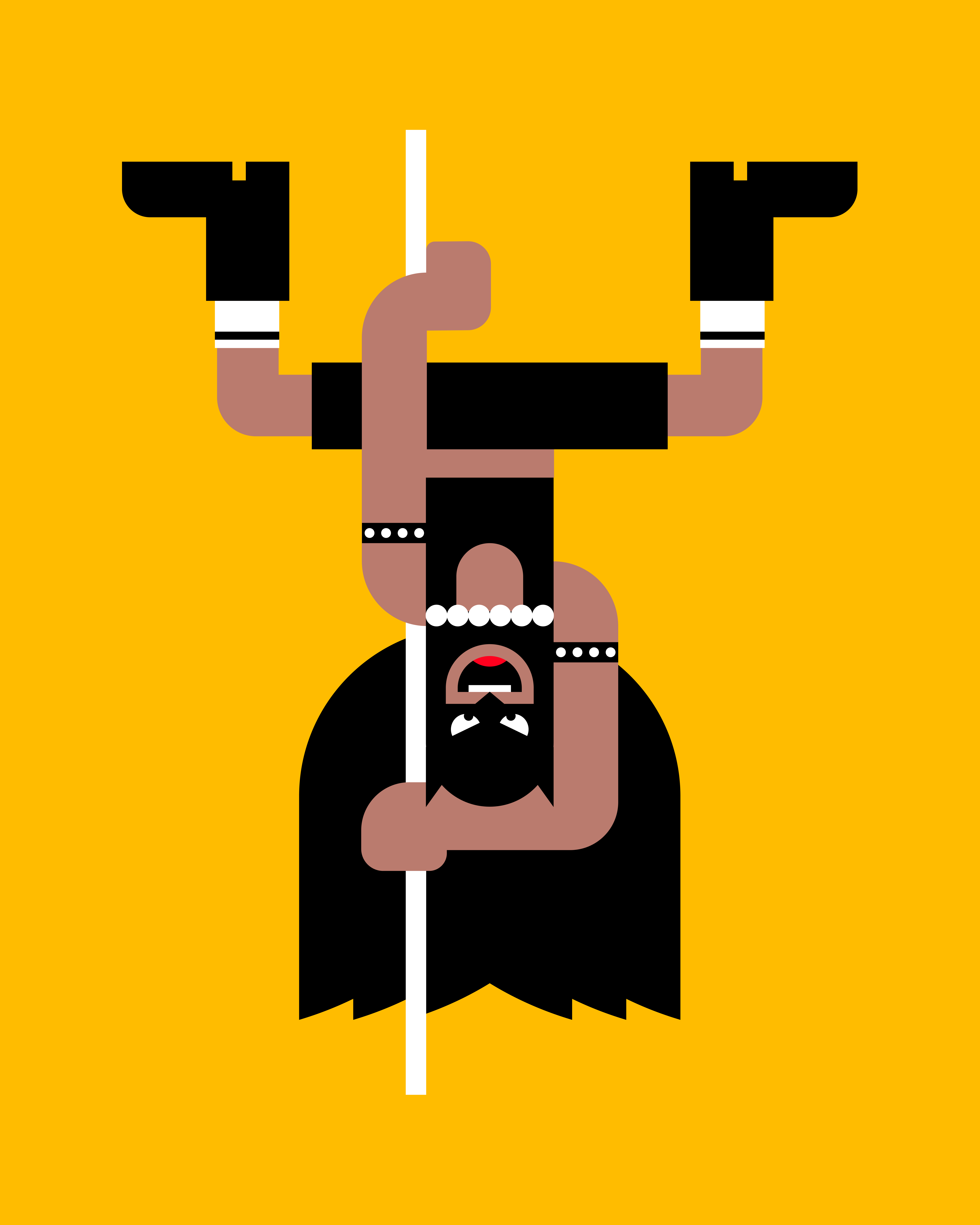 Kinky Batman batman berlin character design geometric art graphic design illustration vector