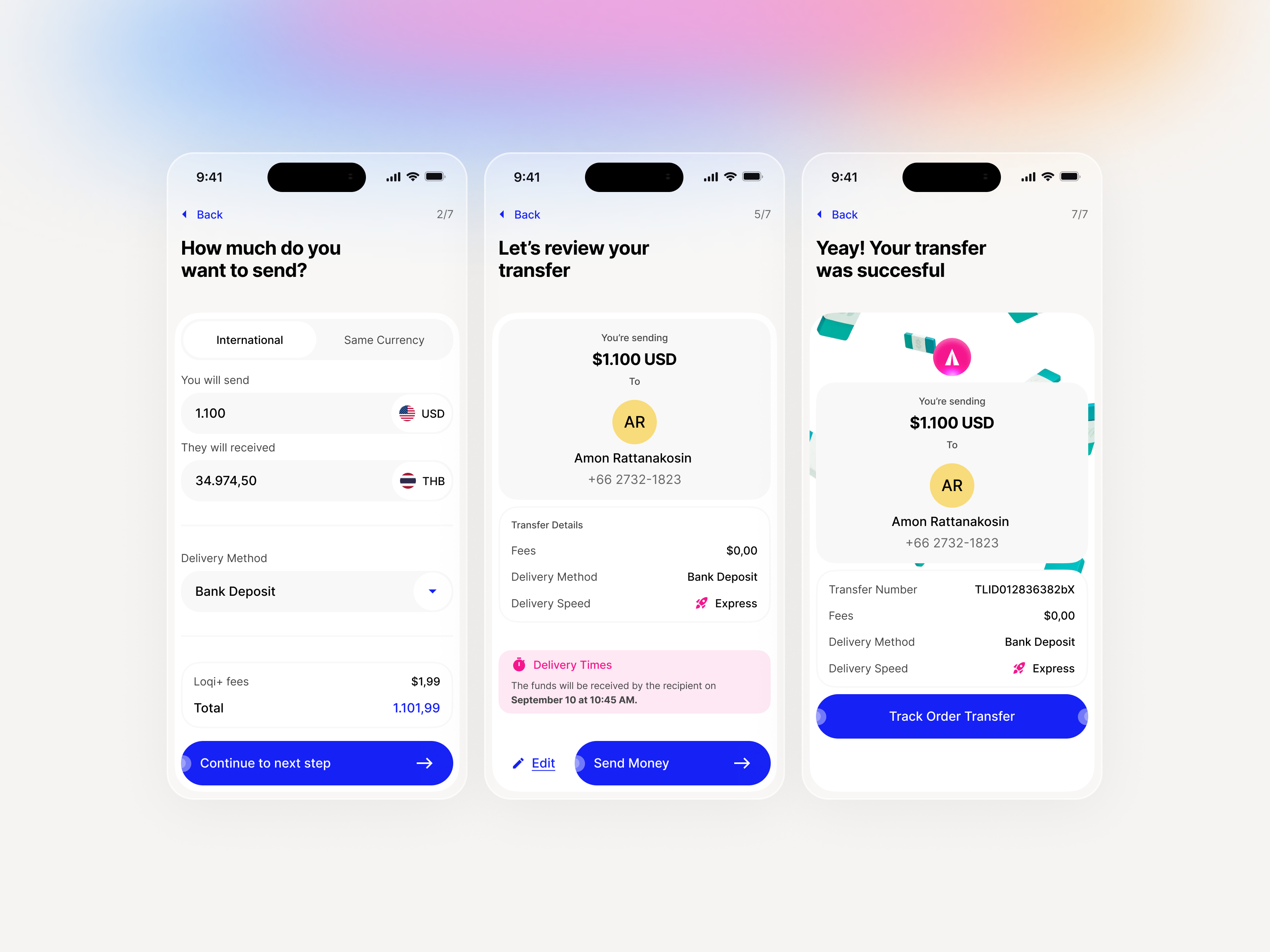 Example of Mobile App UI UX Design (10 Screens)