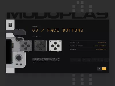 The step-by-step configurator 🚀 2026 brutalist configurator configure custommise cyberpunk darkui e commerce game ui process step by step