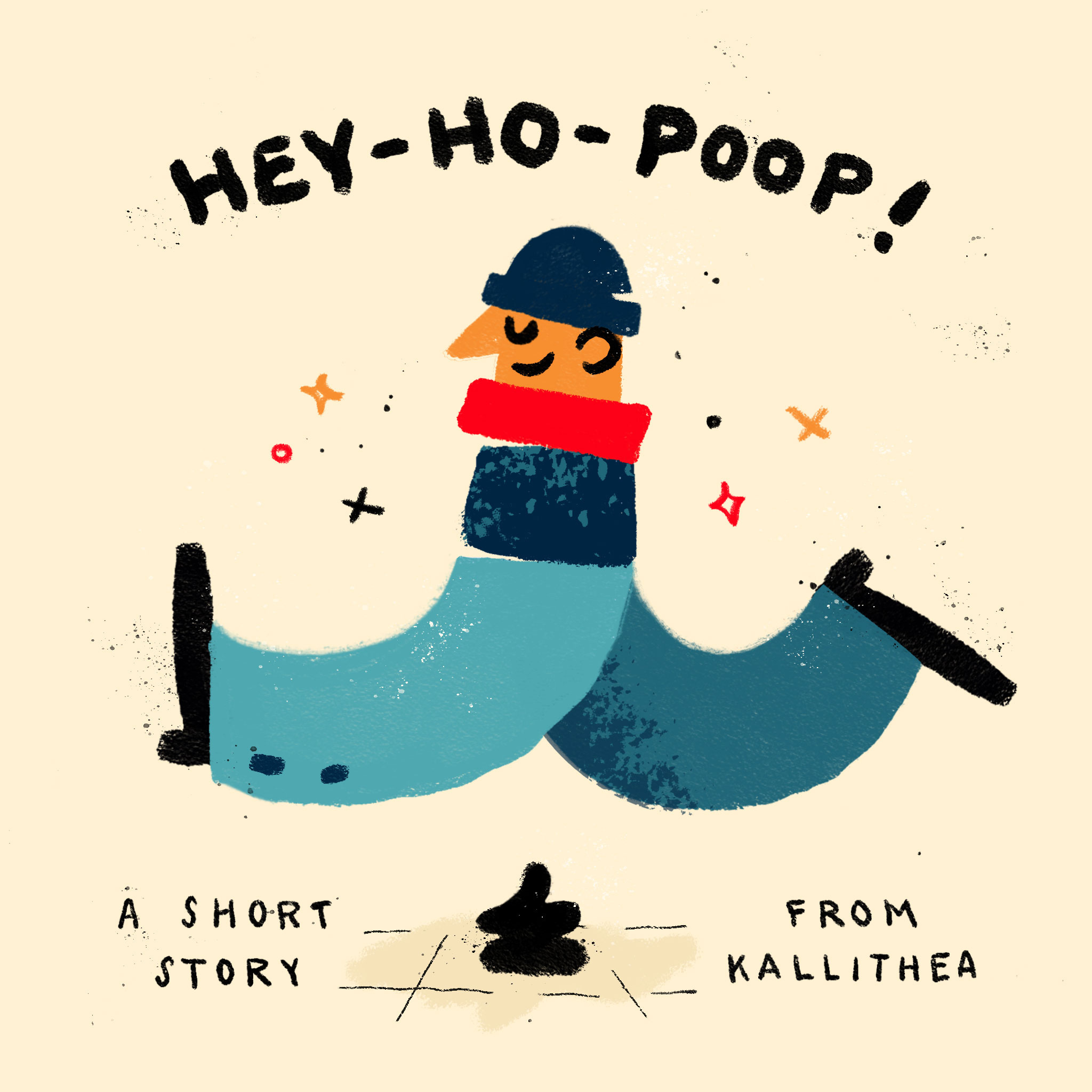 hey hop brush character colorful illustration procreate