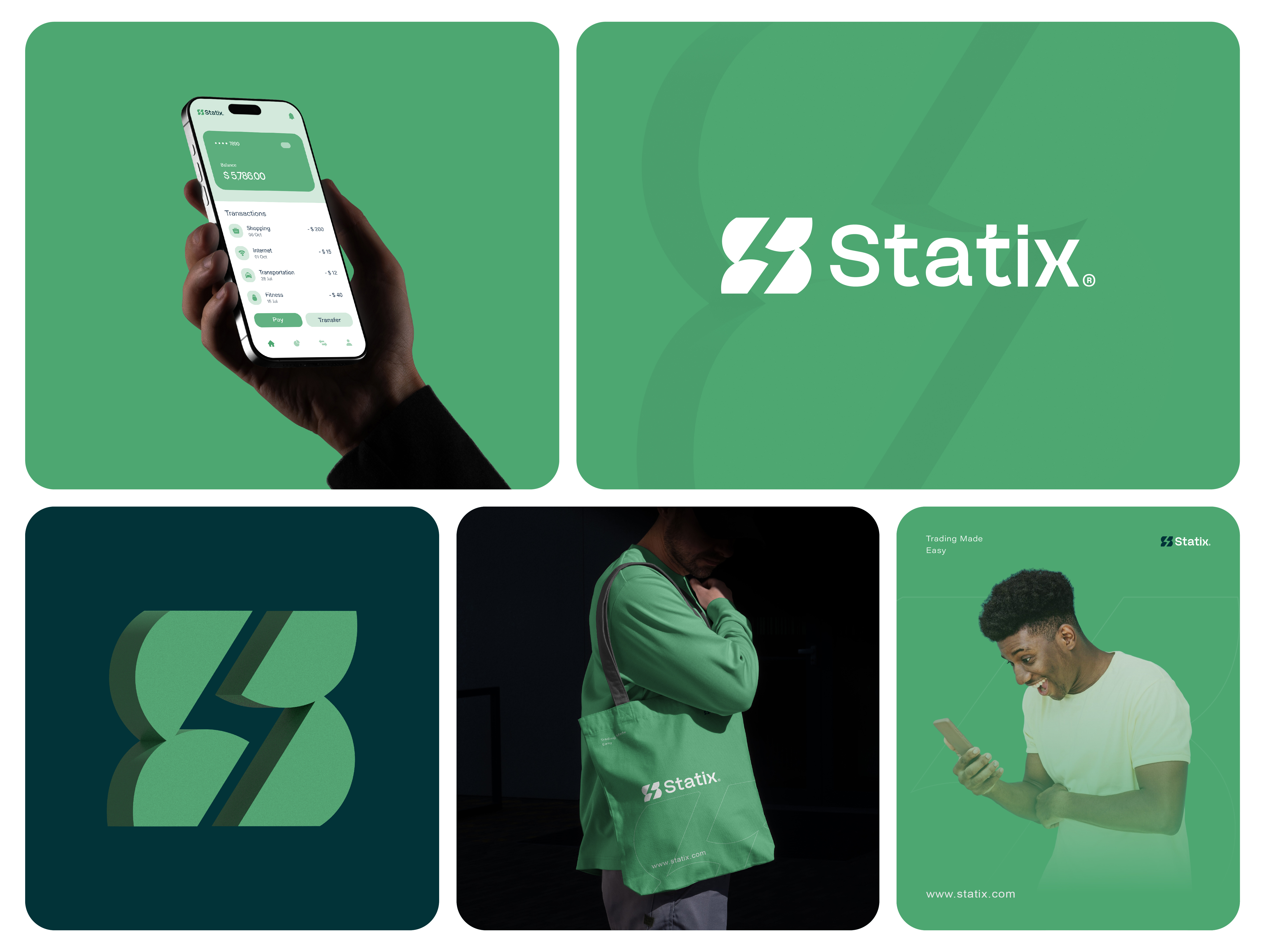 Statix® — Balance management and bank transfers on one platform, abstract logo brand identity branding data growth letter s logo logo design modern logo s logo saas timeless logo visual identity wealth