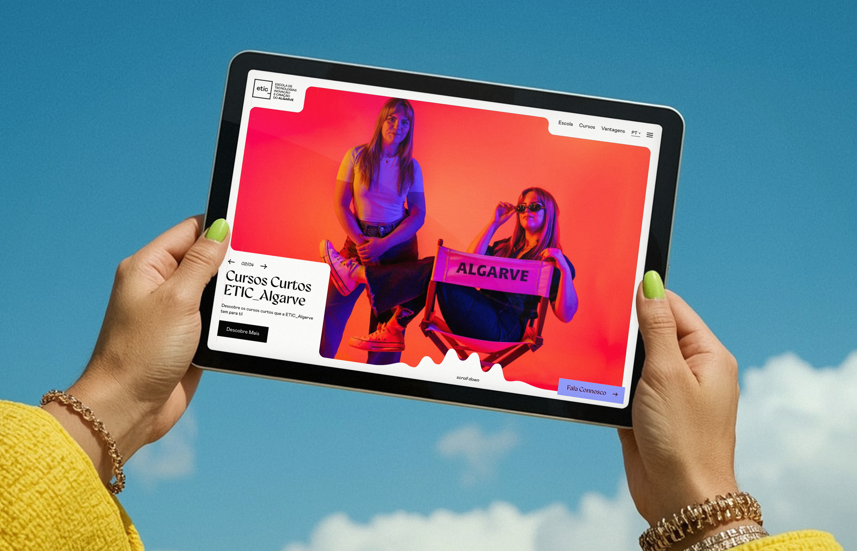 ETIC Algarve – Blending Creativity & Usability ui ui design ux web design website design