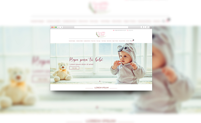 Web Design | Canastilla de mamá baby design ecommerce graphic design landing mom ui webdesign