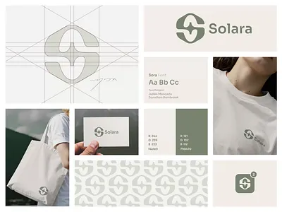 Solara Logo Branding brand branding logo s logo simple logo solara star