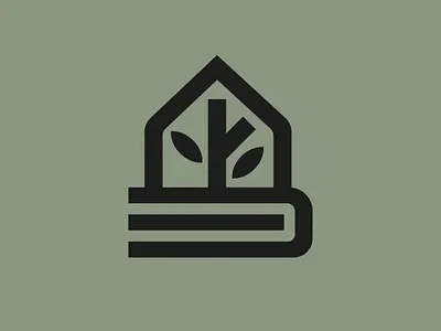 LOGO - HOUSE book branding design graphic design house icon identity illustration logo marks symbol ui