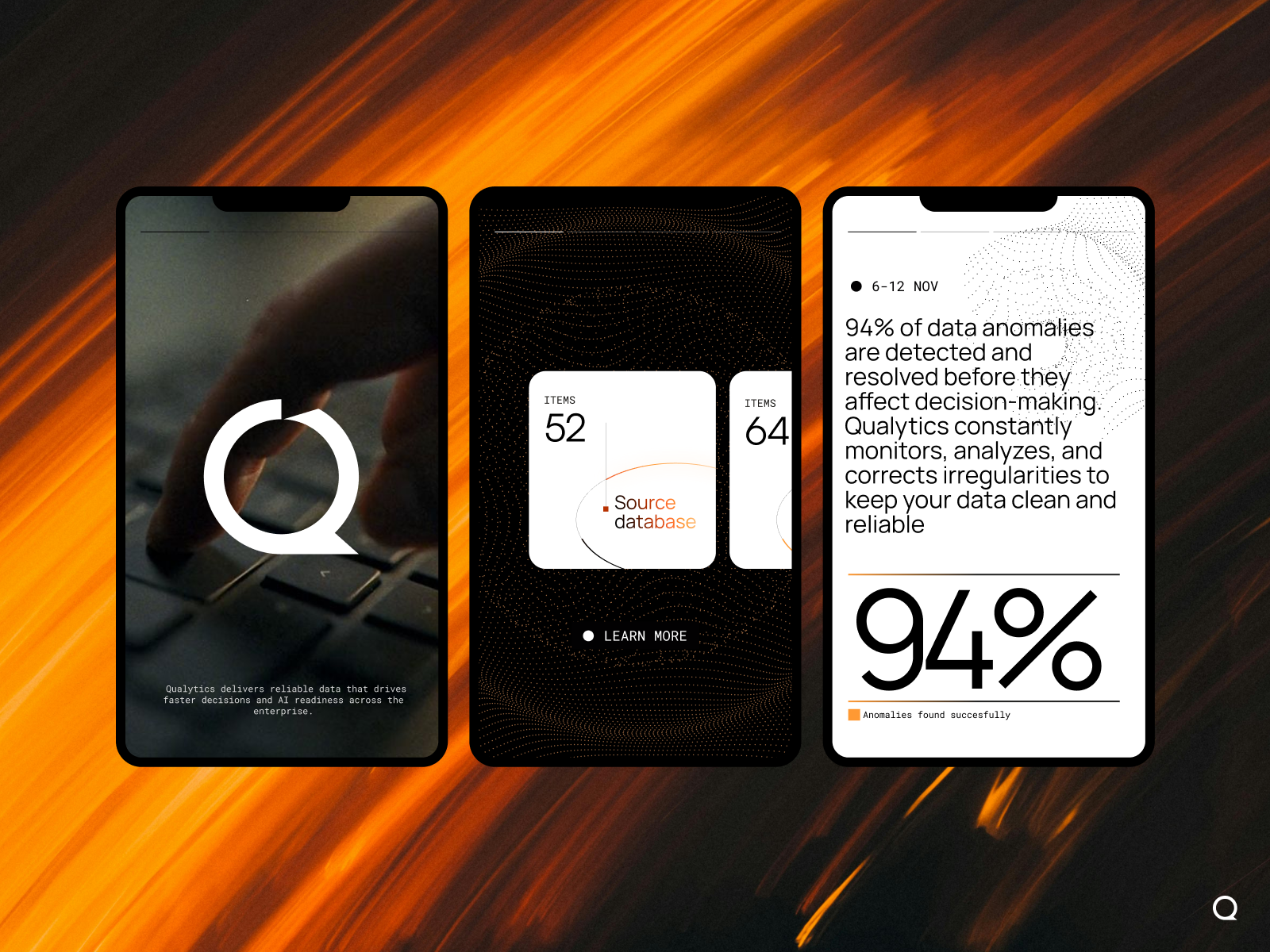 Where Confidence Takes Shape — Qualytics animation branding design graphic design icon illustration logo motion graphics ui ux web design website