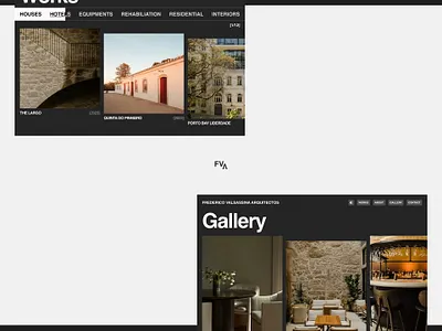 Frederico Valsassina Arquitectos — Works & Gallery Pages architect architecture building bureau exterior graphic design interior minimalism studio ui user experience ux web design