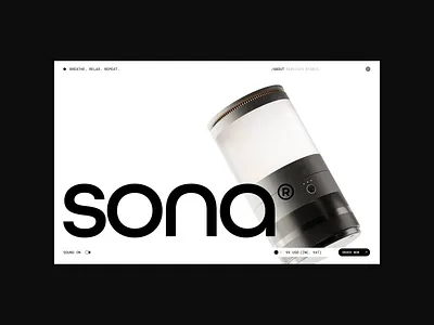 Sona - E-commerce Product Page Design bn digital design digital transformation ui