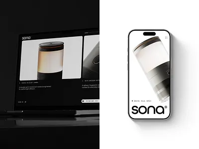 Digital Aroma Ritual - Product Page bn digital design digital transformation ui