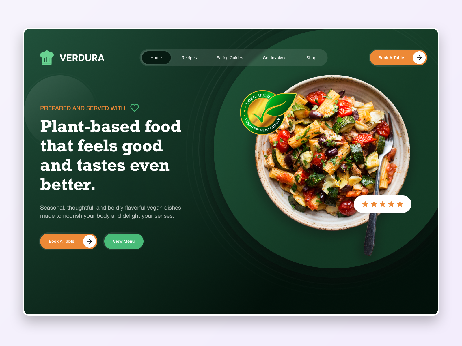 Verdura / Homepage Hero Section