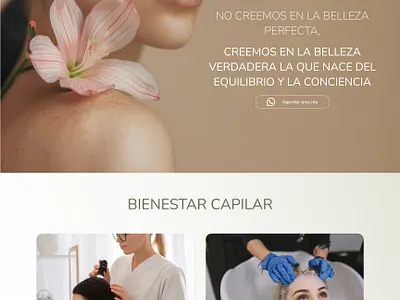Cosmetic Landing Page Concept
