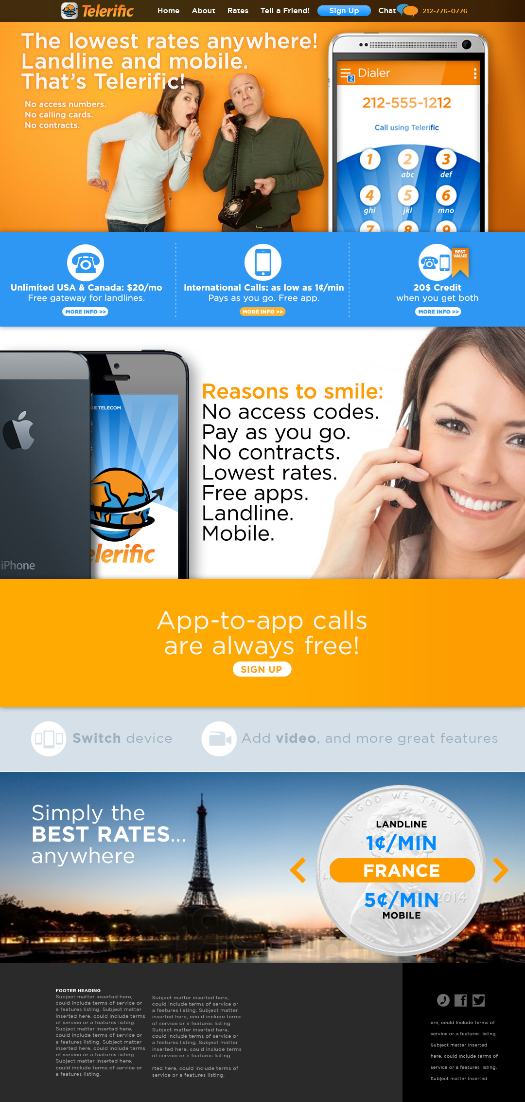 Example of 6 Page Site / 6 Screen Ppt