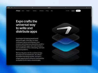 About page app branding dev tools frontend illustration motion ui web design