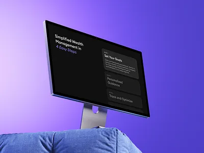 EdgeFin - How It Works Section design landing page ui ux web design website