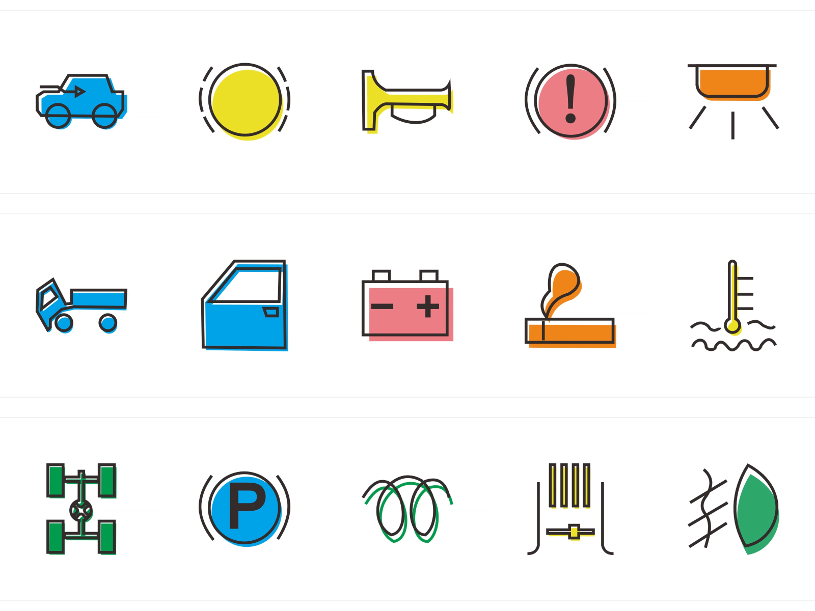 Car Maintenance Icons Animations animation car maintenance icons animation illustration motion graphics ui uiux