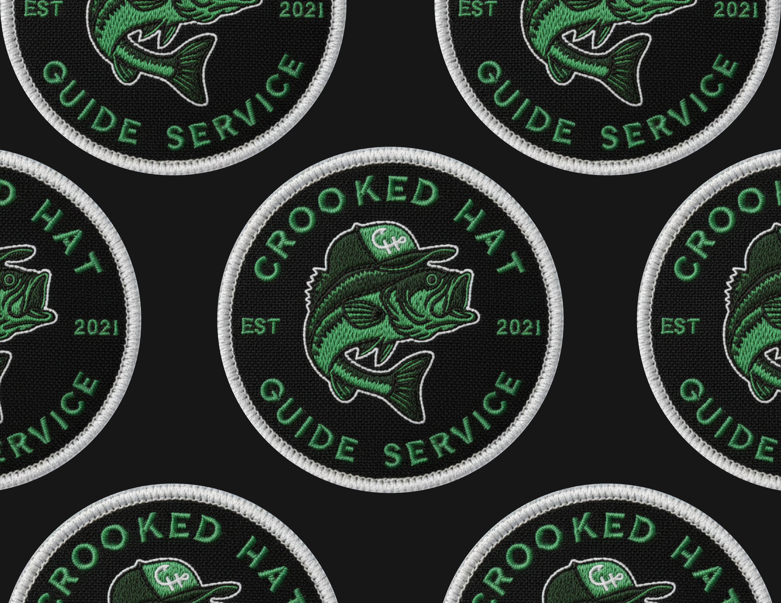 Example of Crooked Hat Badges