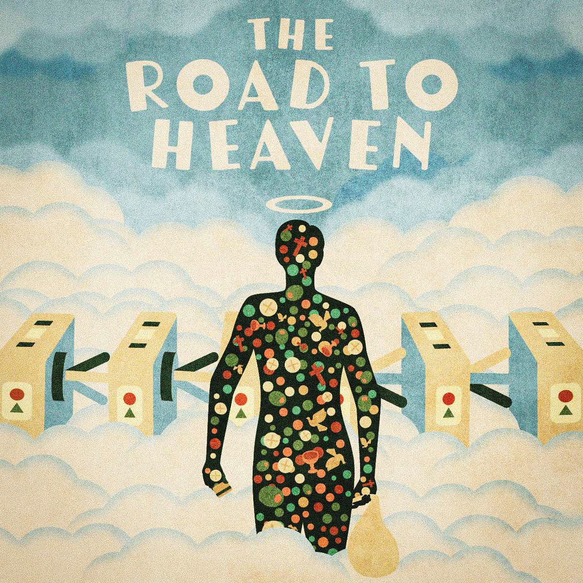 The Road to Heaven bible story christ editorial illustration heaven illustration