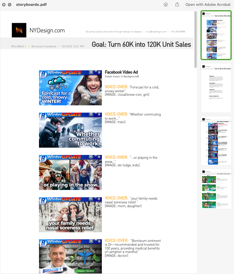 Example of Video / Script / Voiceover / Production