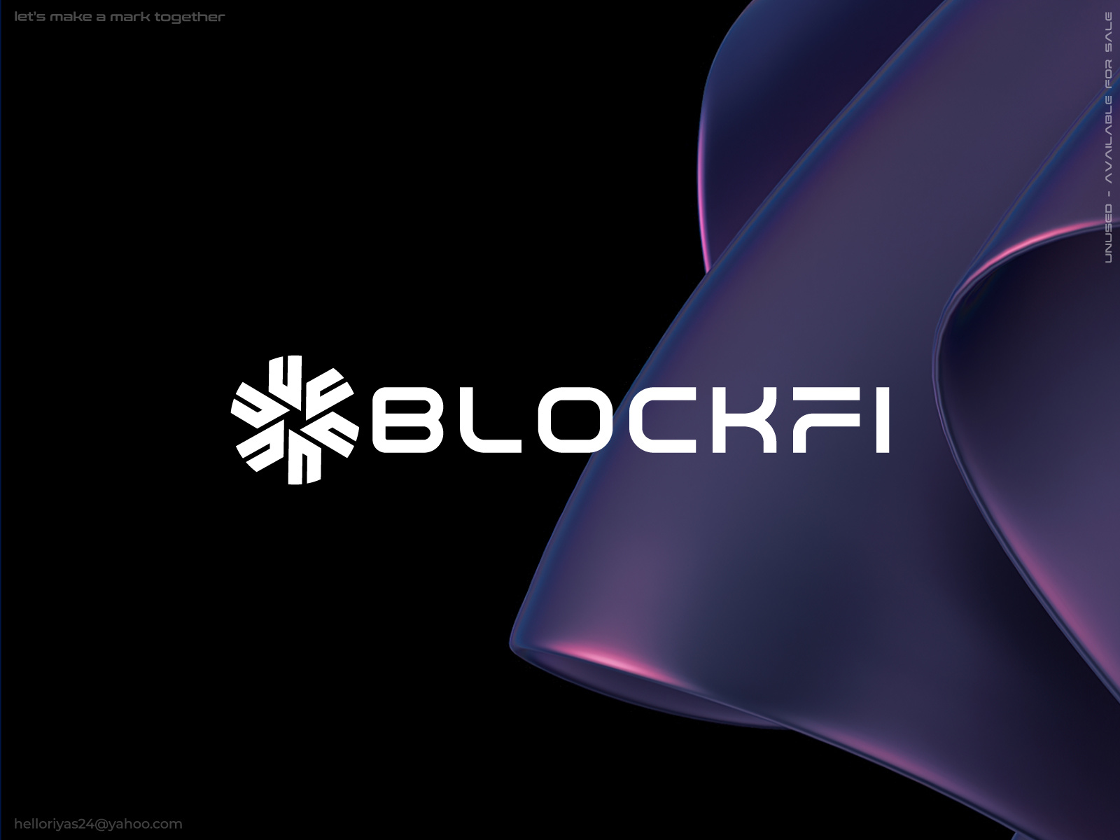 logo design brand identity Blockfi by Riya Moni on Dribbble