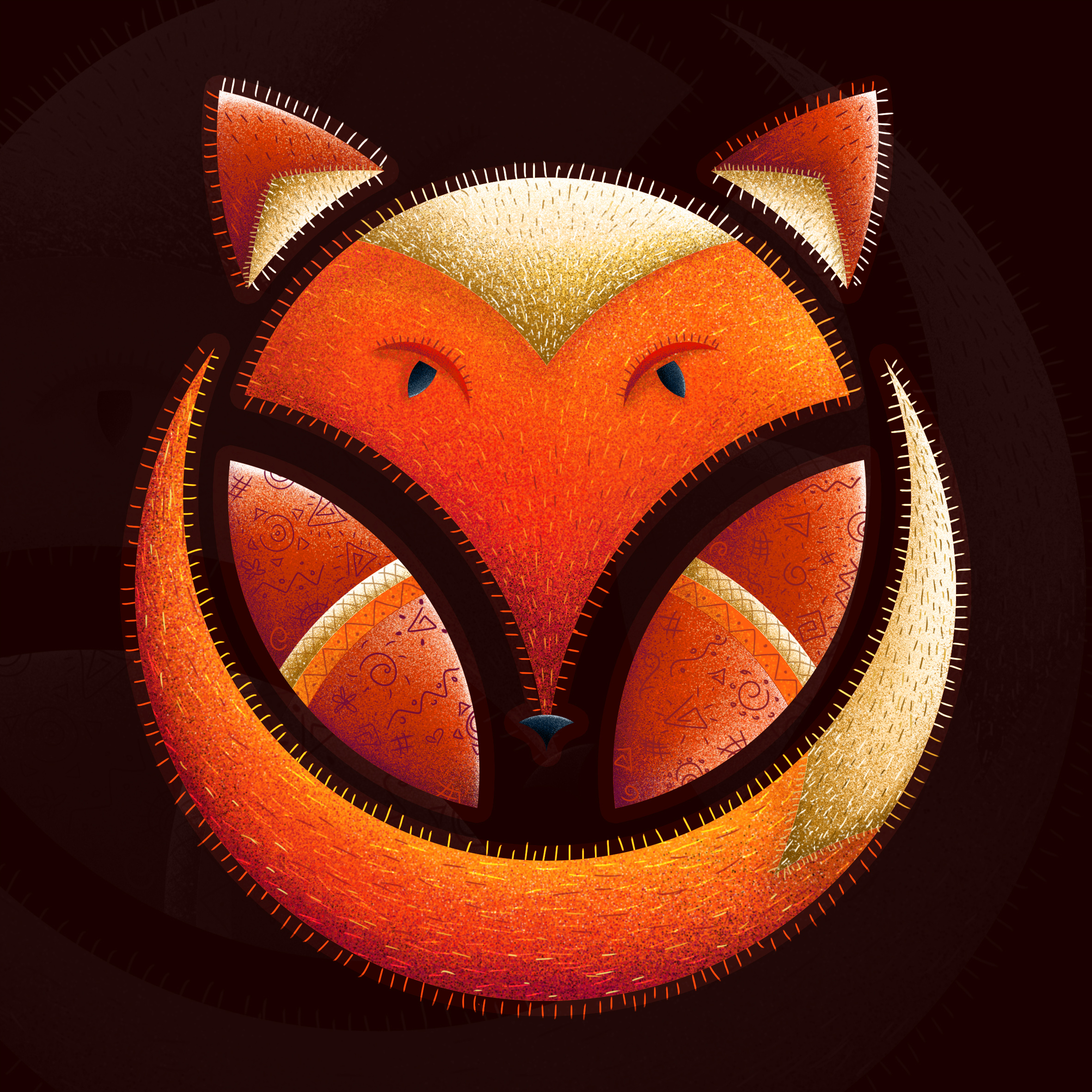 Mr Fox digital art fox mr fox mr todd photoshop raster textures