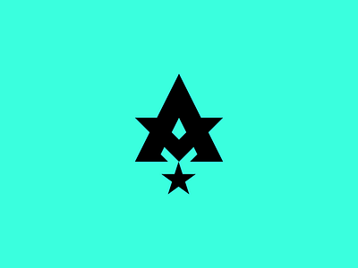 ALL-STAR a abstract allstar branding combined design esports illustration logo logomark negative professional space star symbol ui