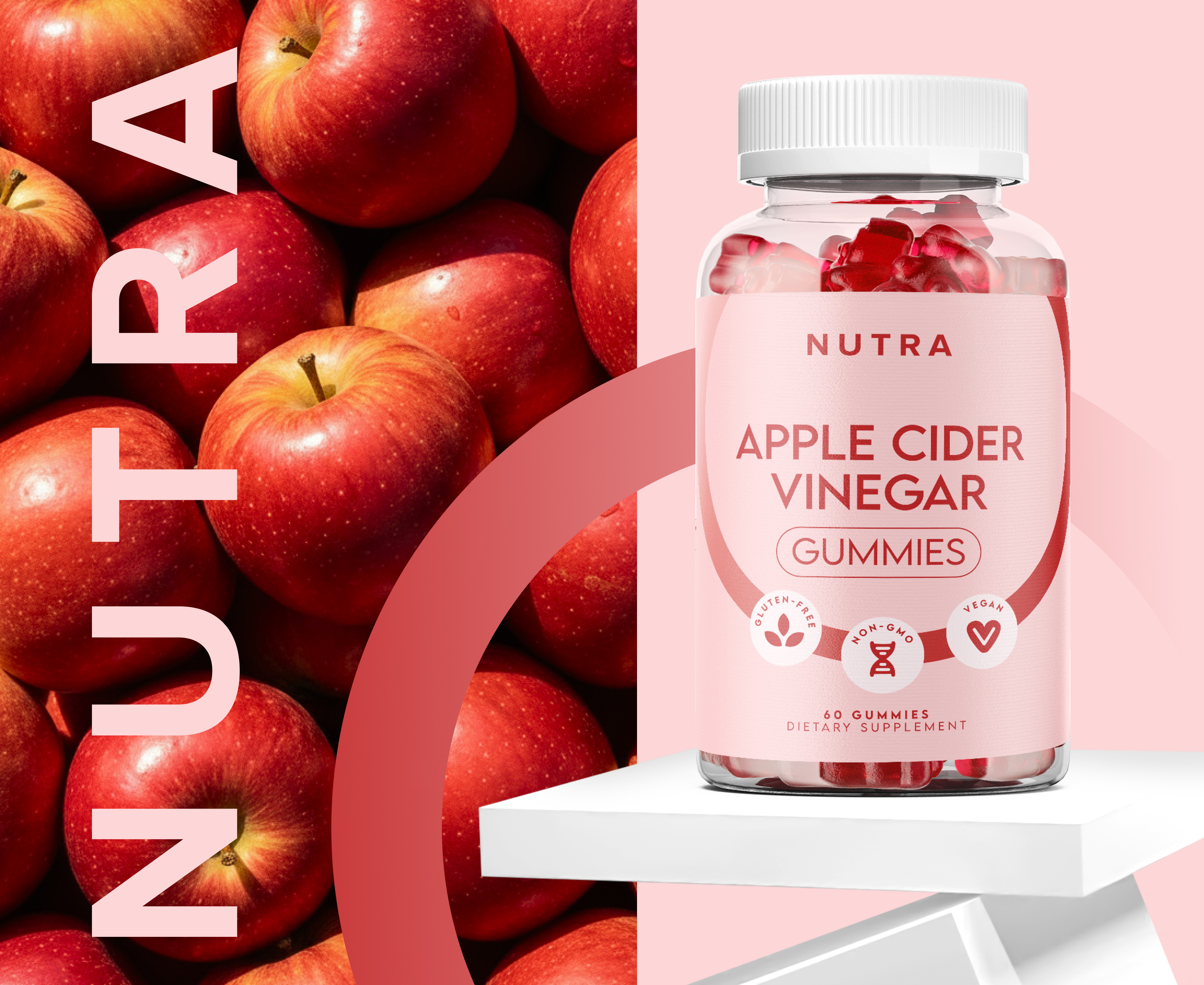 ACV Gummies ✦ Branding, Packaging, 3D 3d branding gummies gummy label design packaging print design visual identity