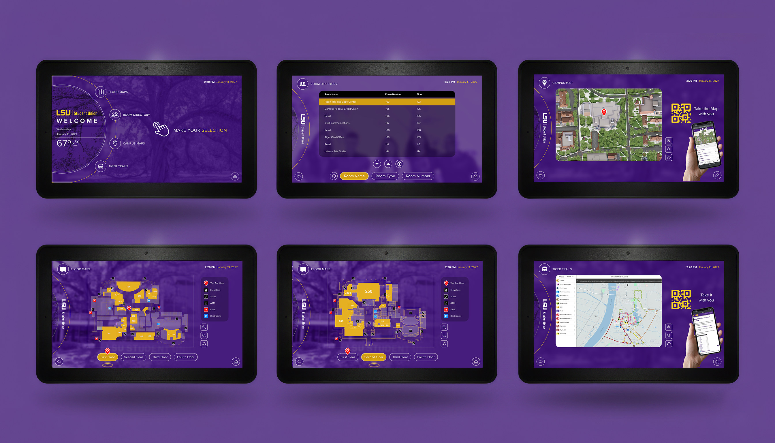 Student Union Wayfinding branding clean design graphic design interactive ui ux vector wayfinding