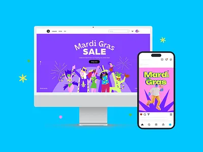 Mardi Gras Design Assets 3d 3d pack design pack icons illustration motion graphics