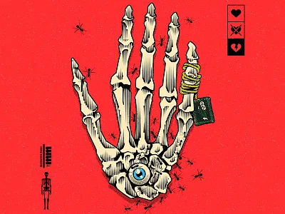 Promises つづく cartoon cd character cover design eye graphic design illustration music skull vector vinyl