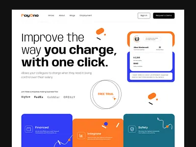 Hero for the financial web app hero image