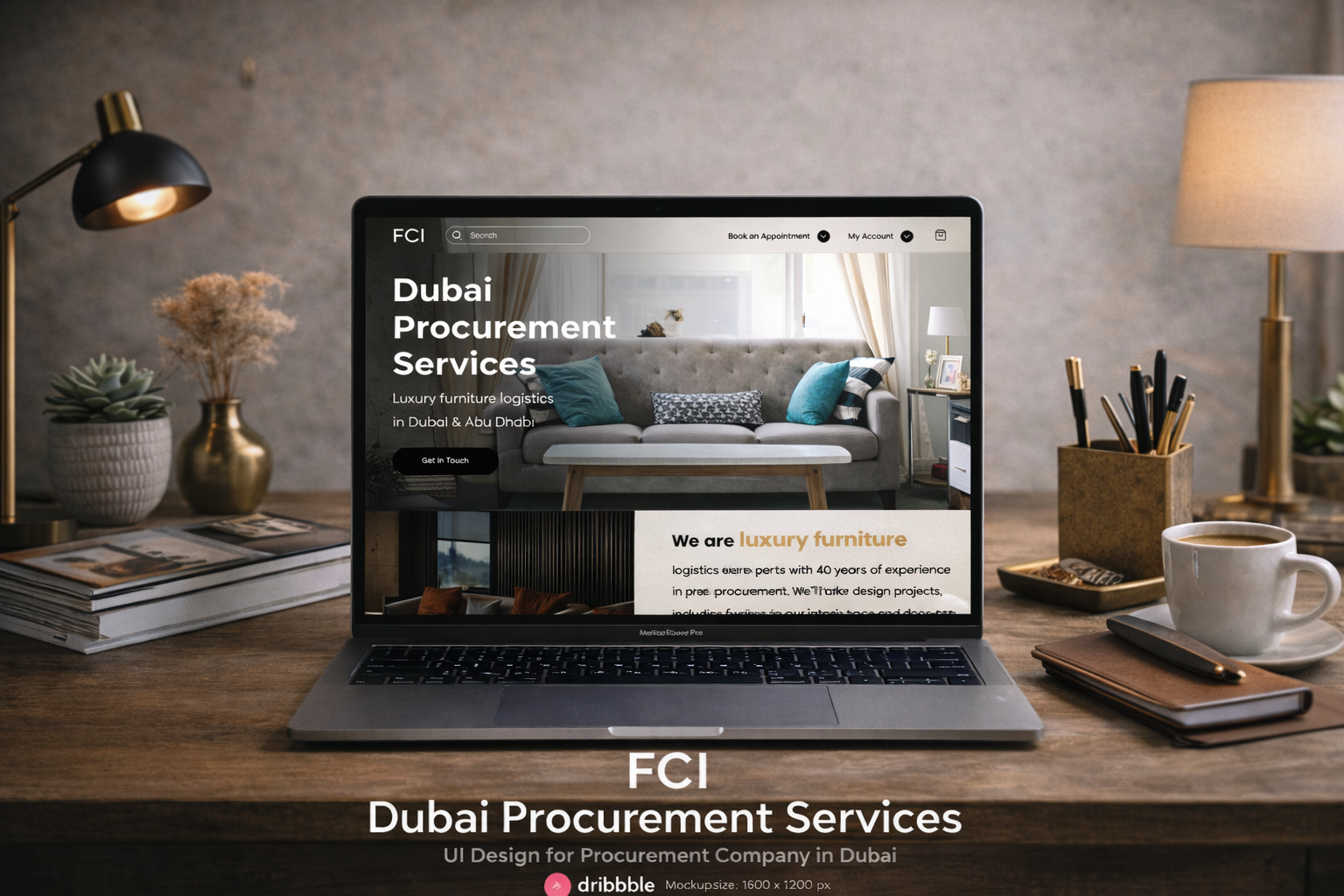 UI of FCI London app app design branding design figma furniture ui graphic design motion graphics prototype prototyping service app ui ui ui ux ux web app web app design wireframe