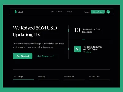 Finance Firm Landing page