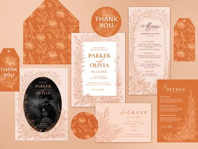 Peach Floral Wedding Template botanical wedding invite editable wedding invite elegant floral wedding floral printable invite floral wedding invite floral wedding suite peach floral invitation peach floral wedding peach flower wedding peach wedding printable peach wedding stationery peach wedding template romantic peach wedding soft peach wedding