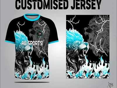 Lion Print Cricket Jersey Vector – Premium Lightning Style apparel apparel design branding design digital art graphic design illustration jersey lion logo logo design mascot mascot logo shirt design ux vector vector design vectorsarena